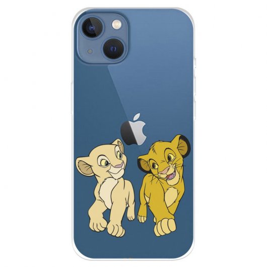 Funda Para Iphone Plus Oficial De Disney Simba Y Nala Mirada