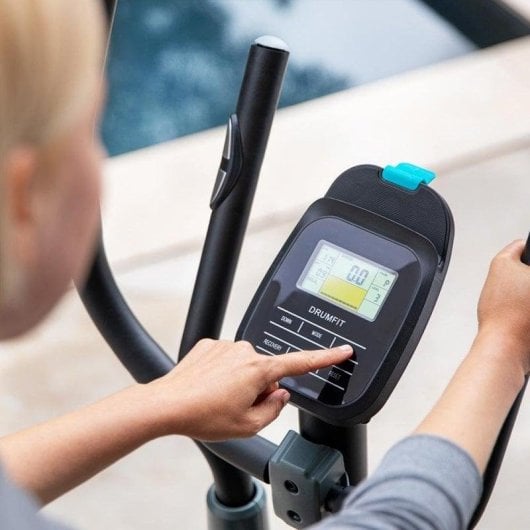 Bicicleta elíptica Cecotec Drumfit Elliptical 9000 Eir Pro resistencia magnética LCD 130 kg