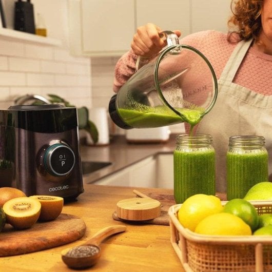 Licuadora Cecotec Power Black Titanium 2500MAX Advance 1800W 1,8L Acier Inoxidable