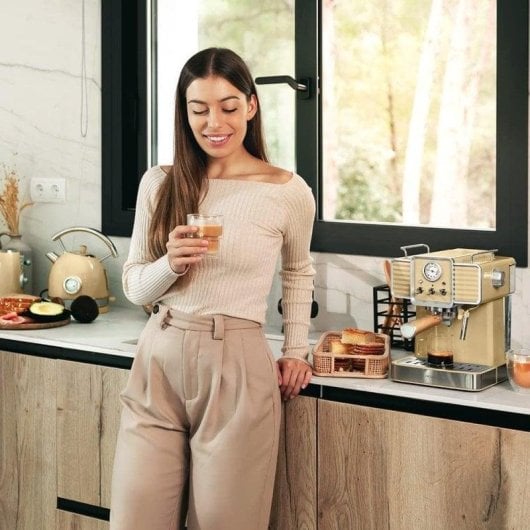 Cafetière Espresso Cecotec Power Espresso 20 Tradizionale 1,5 L 20 bars avec mousseur