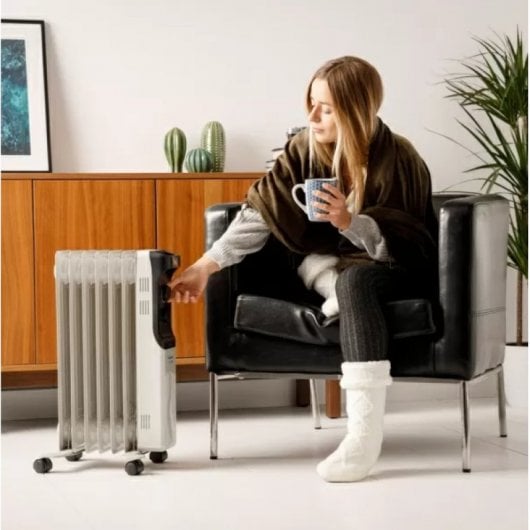 Taurus Dakar 1500 Ölradiator 7 Elemente grau/schwarz