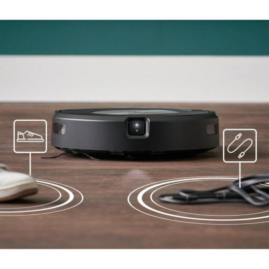 Aspirateurs Robots et Laveur iRobot Roomba Combo J7 Plus avec station de vidage automatique Navigation avec caméra Succion puissante Assistant vocal