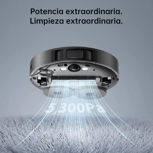 Aspirador Robô com Mopa Dreame L10S Pro Navegação LiDAR 5.300 Pa Com IA Com Câmara