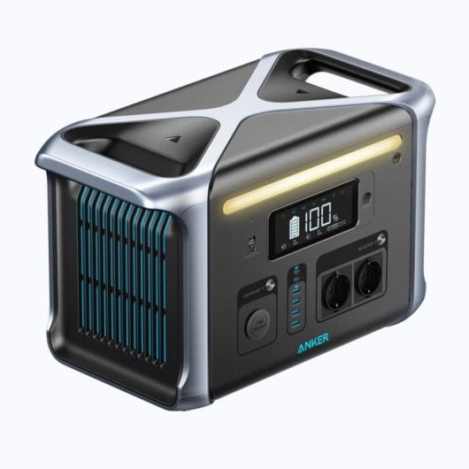 Estação de energia ANKER 757 PowerHouse F1200 1229Wh LiFePO4 1500W 2xAC 6xUSB Solar