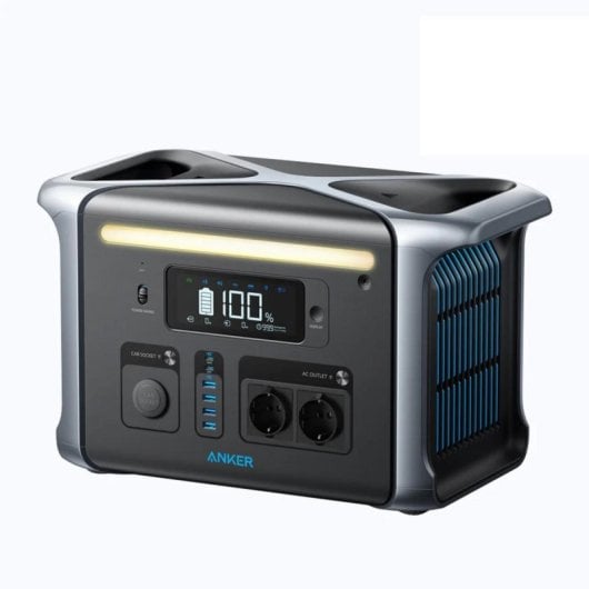 Estação de energia ANKER 757 PowerHouse F1200 1229Wh LiFePO4 1500W 2xAC 6xUSB Solar