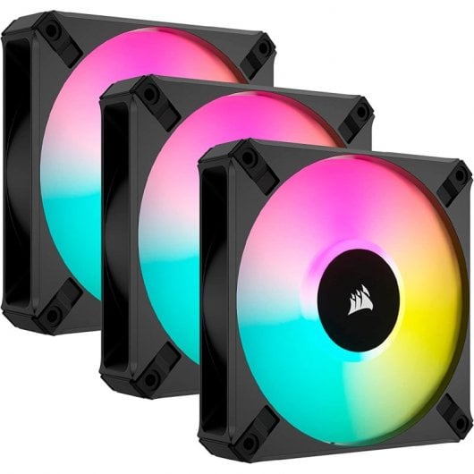 Corsair ICUE AF120 RGB ELITE Triple Ventilateur PWM 120 Mm Noir Avec