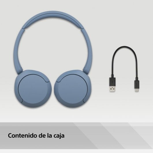 Casque Bluetooth Sony WH CH520 Bleu PcComponentes Fr