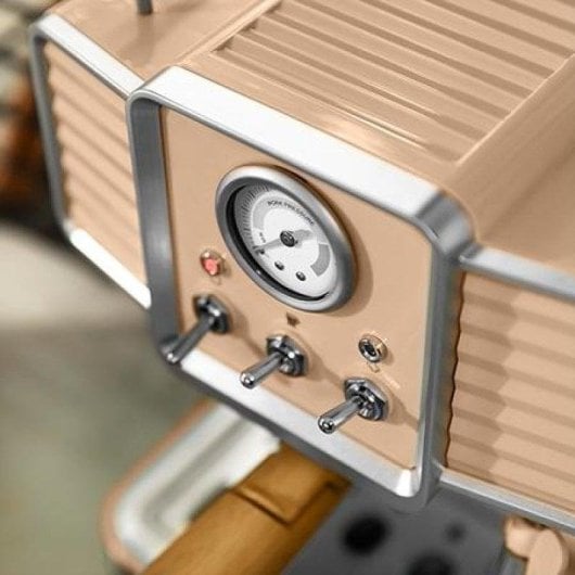 Cafeteira Espresso Cecotec Power Espresso 20 Tradizionale 1,5 L 20 bares vaporizador Light Beige