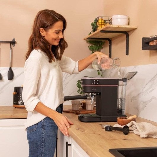 Cafeteira Espresso Cecotec Cafelizzia 890 Rose 1,1L 20 bares vaporizador