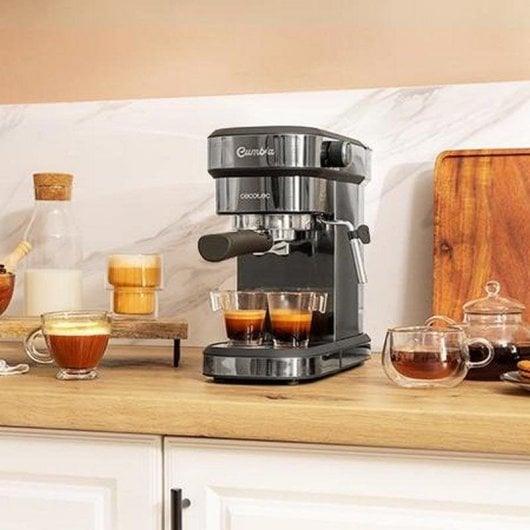 Cafetera Espresso Cecotec Cafelizzia 890 Dark 1,1L 20 bar vaporizzatore latte