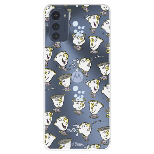 Funda Para Motorola Moto E32 Oficial De Disney Chip Potts Siluetas La