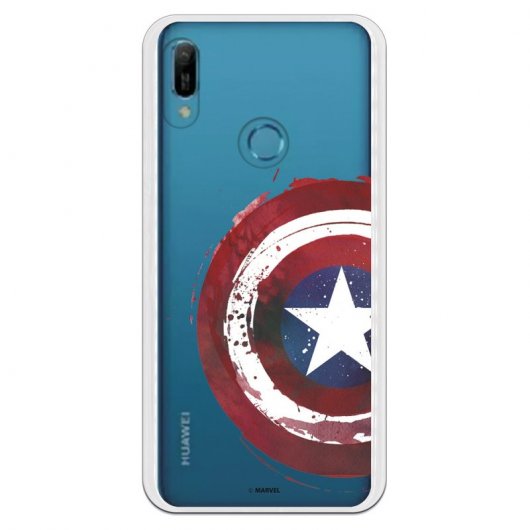 Funda Oficial Escudo Capitan America Para Huawei Y6 2019