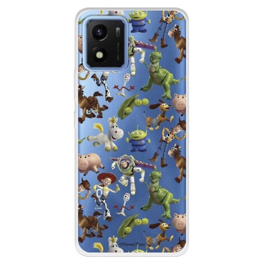 Funda Para Vivo Y01 Oficial De Disney Muñecos Toy Story Siluetas Toy