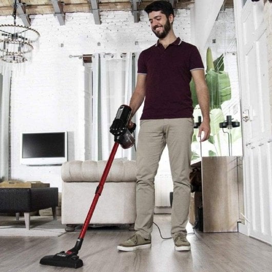 Aspiradora vertical Cecotec Thunderbrush 600W Filtro HEPA ciclónica 2 em 1