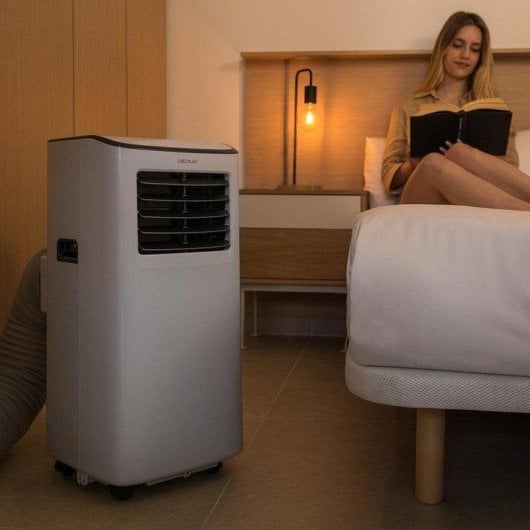 Cecotec ForceClima 7500 Soundless Connected Aire Acondicionado Portátil con Mando y WiFi 7000 BTU Reacondicionado
