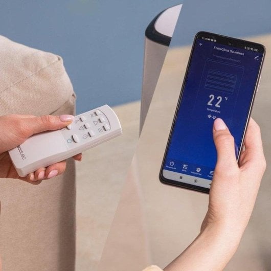 Cecotec ForceClima 7500 Soundless Connected Aire Acondicionado Portátil con Mando y WiFi 7000 BTU Reacondicionado
