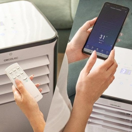 Climatiseur portable Cecotec ForceClima 9500 Soundless Heating Connected WiFi Chauffage 9000 BTU