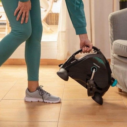 Bicicleta Estática Cecotec DrumFit Cycle Compact Compacta LCD Ultra Silenciosa