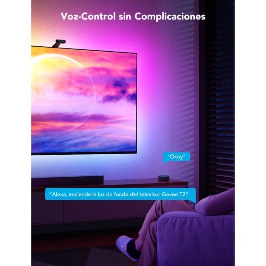 Govee H605C Envisual TV BACKLIGHT T2 Tira LED Inteligente RGB para Televisores