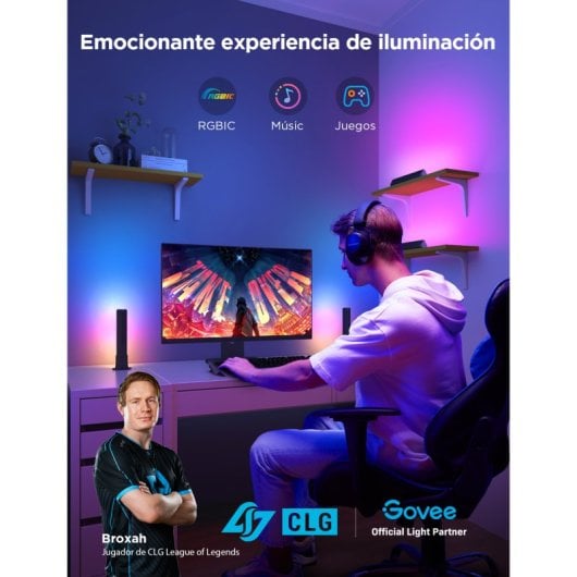 Barra de luz LED Govee H6056 Flow Plus WIFI+BT RGB