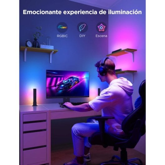 Barra de luz LED Govee H6056 Flow Plus WIFI+BT RGB