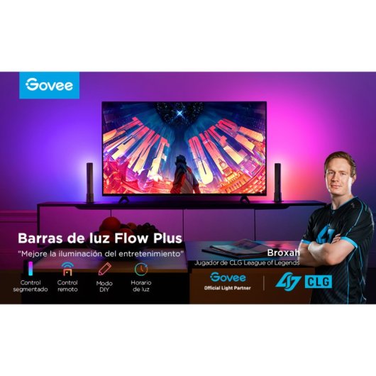 Barra de luz LED Govee H6056 Flow Plus WIFI+BT RGB