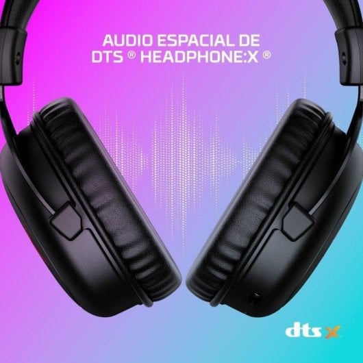 Auriculares HyperX Cloud II Core Inalámbricos 2.4 GHz Gaming com Cancelamento de Ruído Preto/Vermelho