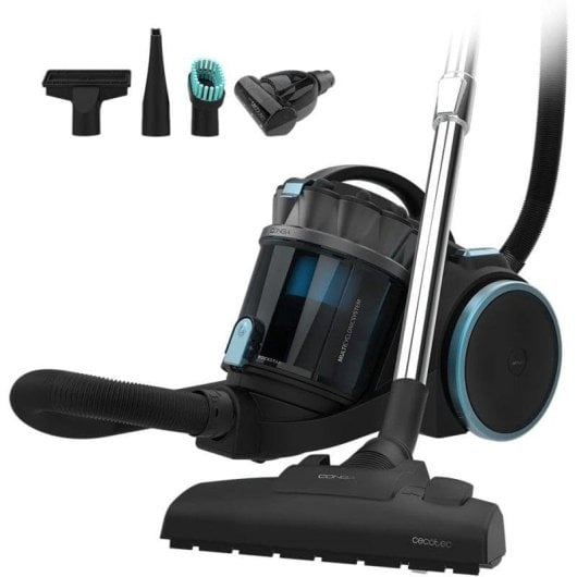 Aspiradora Trineo Cecotec Conga Rockstar Multicyclonic XL Animal 800W 4 L Filtro HEPA Tierhaar