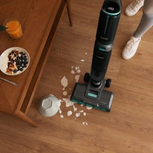 Aspirador sem fios Cecotec FreeGo Wash&Vacuum Spray 250W Ecrã digital Autolimpeza 35min