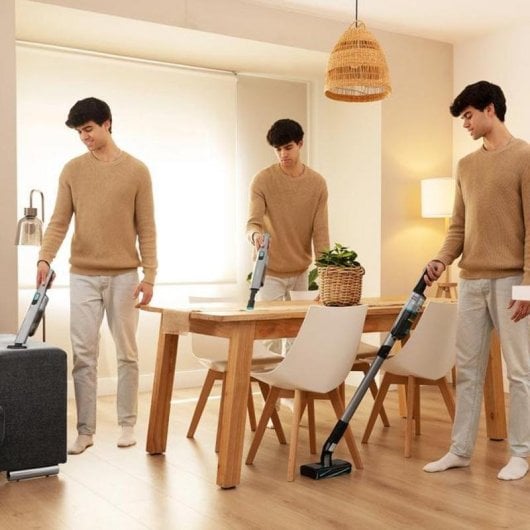 Aspirapolvere senza fili Cecotec Scoba 2100 Twice 210W Autonomia 45min Doppio Spazzola