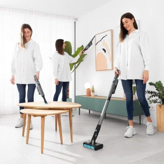 Aspirapolvere senza fili Cecotec Scoba 2100 Twice Max 210W Autonomia 45min Doppio spazzola