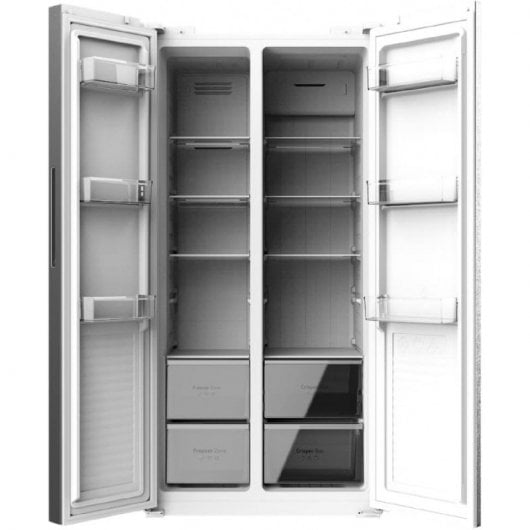 Cecotec Bolero CoolMarket SBS 559 Inox Frigorífico Americano Dos Puertas E Acero Inoxidable