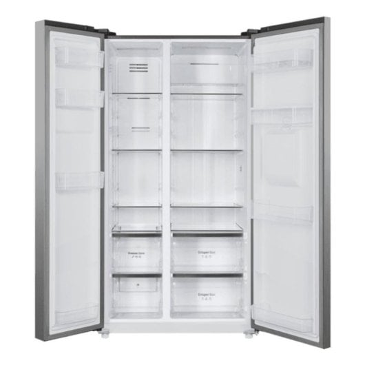 Frigorifero Americano Cecotec Bolero CoolMarket SBS 559 Total No Frost 177cm 559L E Inox Dispenser