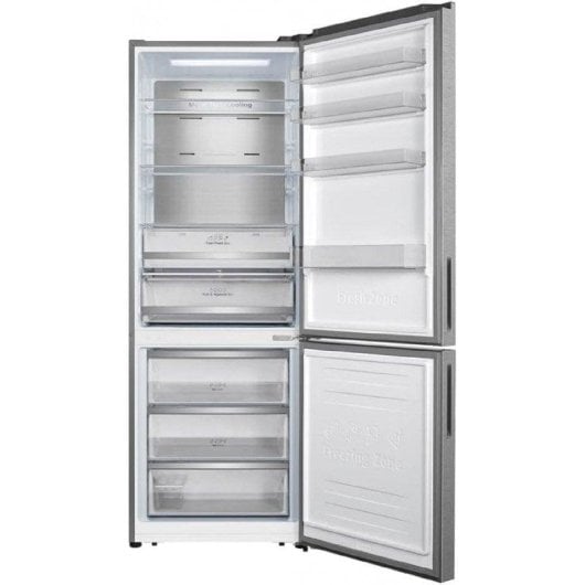 Frigorífico Combi Cecotec Bolero CoolMarket Combi 495 Inox Total No Frost 200cm 495L E Inox