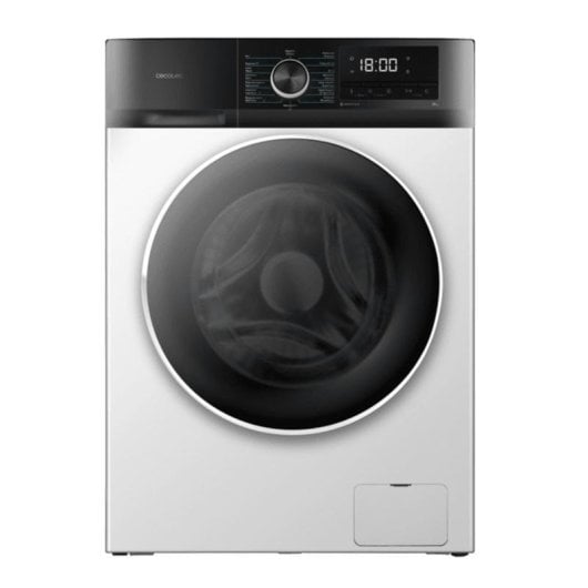 Máquina de Lavar Roupa Cecotec Bolero DressCode 8500 Inverter 8 kg 1400 rpm A Branco Display Vapor