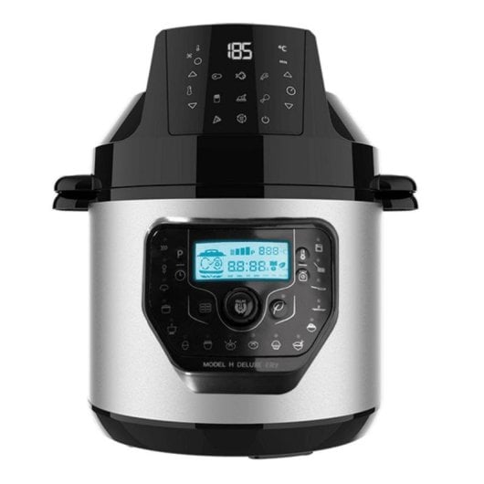 Olla a pressão Cecotec GM H Deluxe Fry 6L Inox Cabeça de Ar Báscula LCD