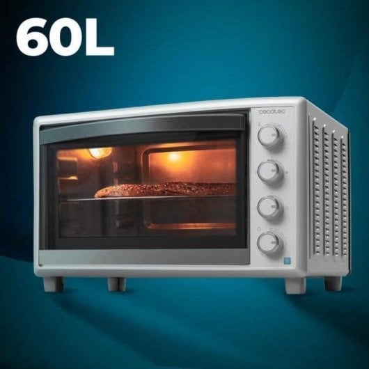 Horno elétrico Cecotec Bake&Toast 6090 White Gyro 60L Branco con convecção e luz interior
