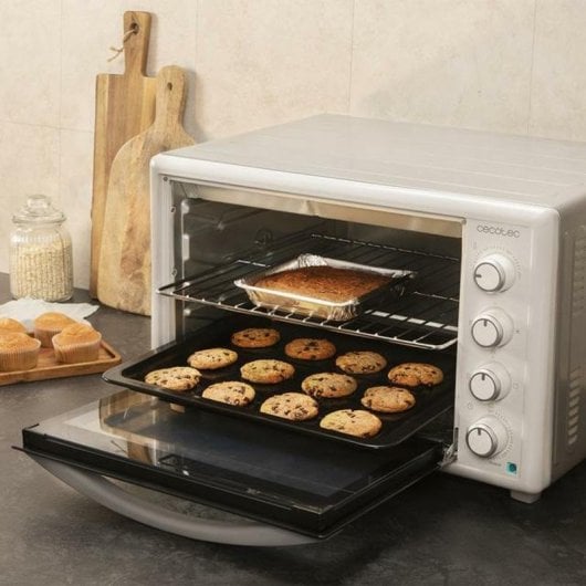 Horno elétrico Cecotec Bake&Toast 6090 White Gyro 60L Branco con convecção e luz interior