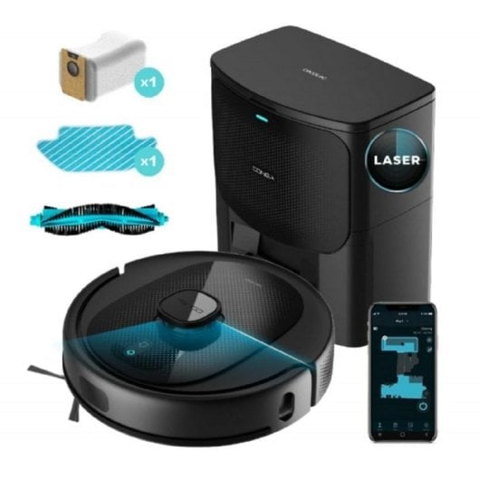 Cecotec Conga 7490 Immortal Home Genesis Robot Aspirador + Estación de Vaciado Automático