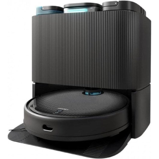 Aspirador Robô com Mopa Cecotec Conga 11090 Spin Revolution Home&Wash Com Esvaziamento Automatico Navegação Laser 5.000 Pa