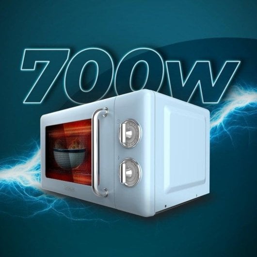 Microonde Cecotec ProClean 3110 Retro 20L 700W con Grill Timer Meccanico