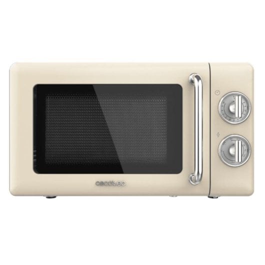 Microonde Cecotec 01709 20L 700W con Grill Design Retrò Beige