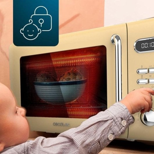 Microonde Cecotec 01713 20L 700W Grill Programmi Automatici Blocco Bambini