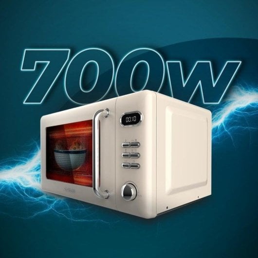 Microonde Cecotec 01714 20 Litri 700W con Grill 8 Programmi Automatici
