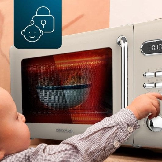 Microonde Cecotec 01714 20 Litri 700W con Grill 8 Programmi Automatici