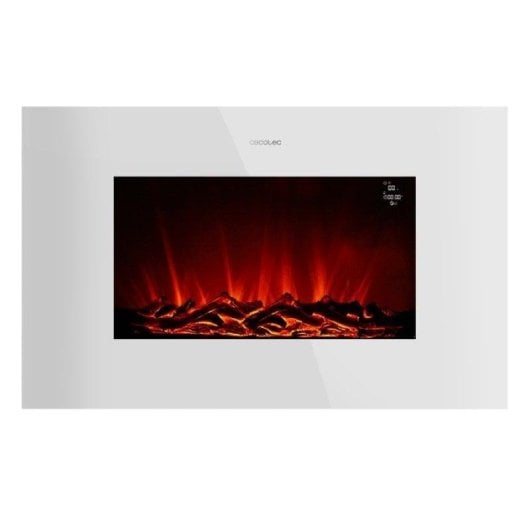 Chimenea Cecotec ReadyWarm 3590 Flames Connected White 35" WiFi 2000 W Blanco
