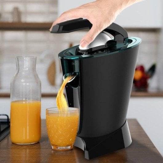 Entsafter Cecotec EssentialVita Hyden 600 600W Schwarz Zwei Presskegel Edelstahlfilter