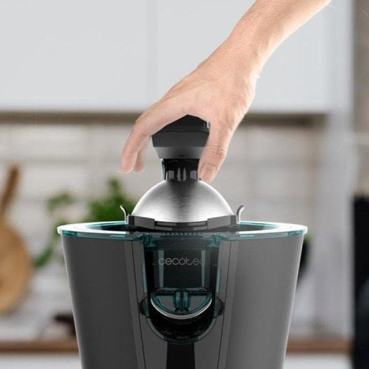 Entsafter Cecotec EssentialVita Hyden 600 600W Schwarz Zwei Presskegel Edelstahlfilter