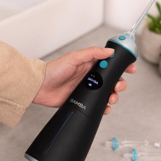 Irrigador Cecotec Bamba ToothCare 1100 Jet Liberty portátil 280 ml 6 bicos LED