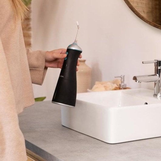 Irrigador Cecotec Bamba ToothCare 1100 Jet Liberty portátil 280 ml 6 bicos LED